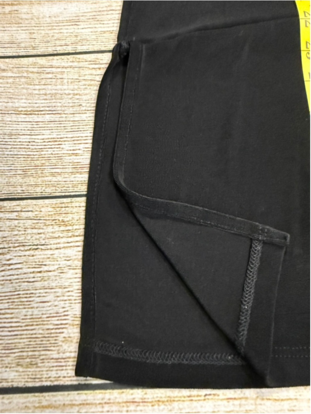 FLAX Black Slinky Stretch Long Sleeve Dress - Picture 6 of 6